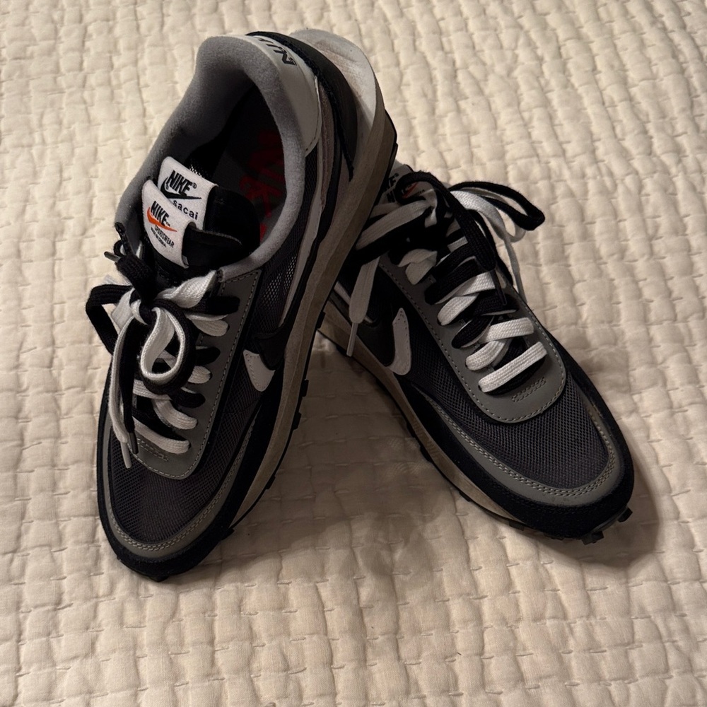 Nike Sacai Black and Grey Sneakers